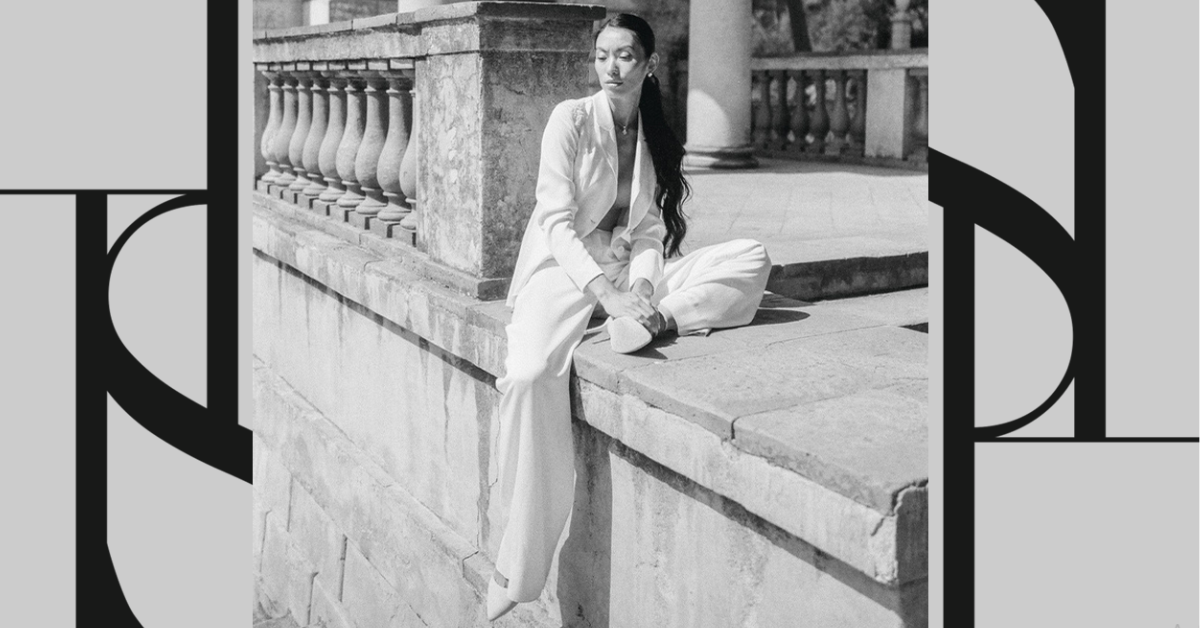 Brend za visoke žene- elegantna devojka u našim too tall to think small pantalonama